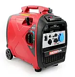 Інверторний генератор Honda EU30i – 3 кВт, з ручкою та колесами, AVR, гарантія 2 роки, фото 4