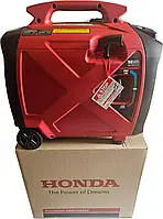 Інверторний генератор Honda EU35is 3.5 кВт — бензиновий, у шумопоглинаючому корпусі, з колесами та висувною ручкою