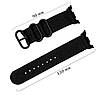 Нейлоновий ремінець Primolux Traveller для годинника Samsung Galaxy Watch 8 (46 mm / 44 mm / 40 mm) - Black, фото 2
