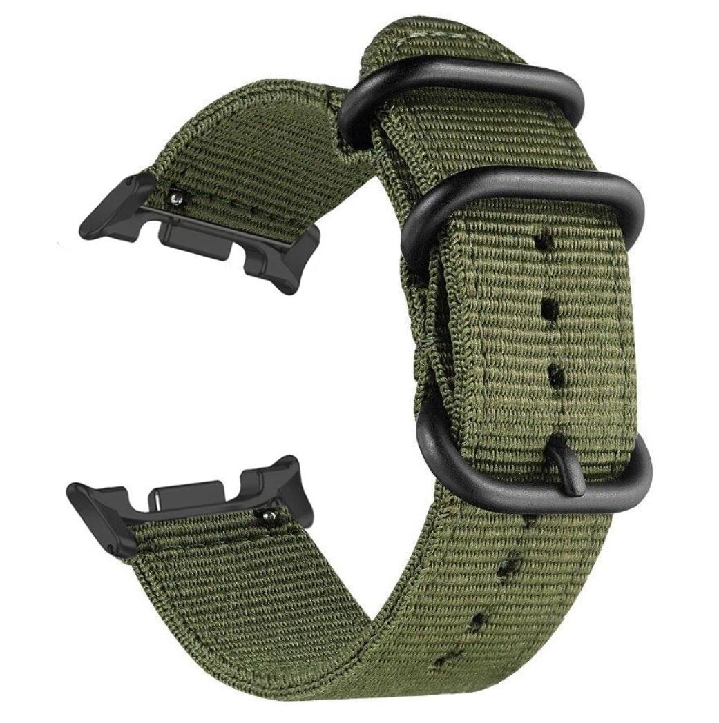 Нейлоновий ремінець Primolux Traveller для годинника Samsung Galaxy Watch 8 (46 mm / 44 mm / 40 mm) - Army Green, фото 1