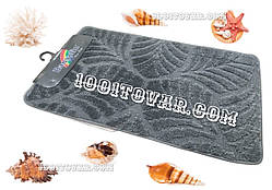 Набір із 2 килимків у ванну  Banyolin 100х60 і 50х60 см. сірий колір