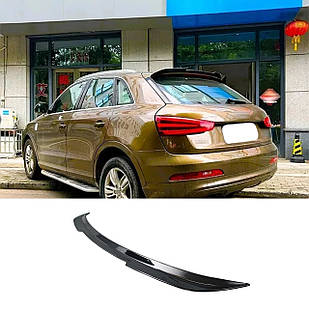 Спойлер Чорний глянець  на AUDI Q3 8U 2011-2014 року