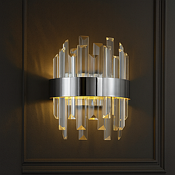 Декоративне Бра Led Diasha 18W колір Хром 836/2CH