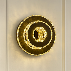 Led бра кришталеве Linisoln 40W колір Золотистий D-1 G