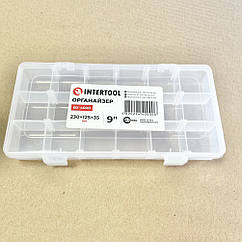 Органайзер 9" 230*125*35мм INTERTOOL BX-4000
