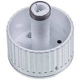 Набір універсальних ручок регулювання (4 шт.) для плити (сріблястий), фото 2