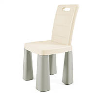 Стілець-табурет для дітей Doloni Toys трансформер сіро-бежевий 60 см (04690/11)