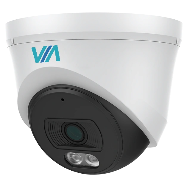 2 МП IP купольна вулична відеокамера зі звуком VIA SECURITY VS-D12A (2.8 мм), фото 1