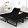 Розкладне ліжко (розкладачка) з Mesh-матрацом і подушкою LEOBRO Black (LB-FB-A2-BLK), фото 2