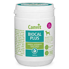 Біокальцій для собак Canvit Biocal Plus for dogs здоров’я суглобів 500g