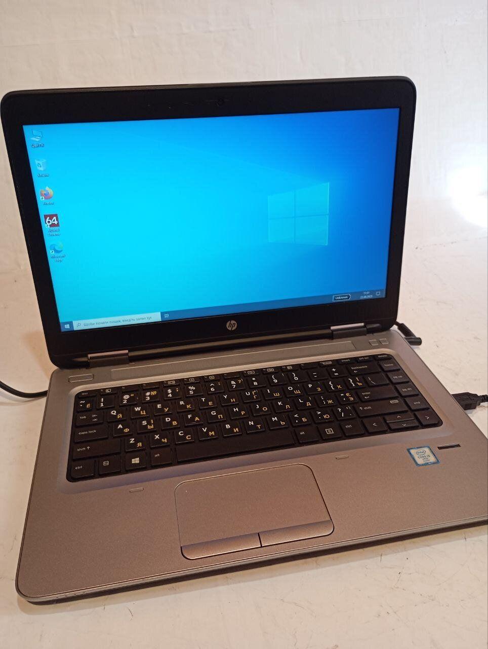 Б/в Ноутбук Б-клас HP ProBook 640 G2 14" 1366x768| Core i5-6300U| 8 GB RAM| 500 GB HDD| HD 520| АКБ 0%