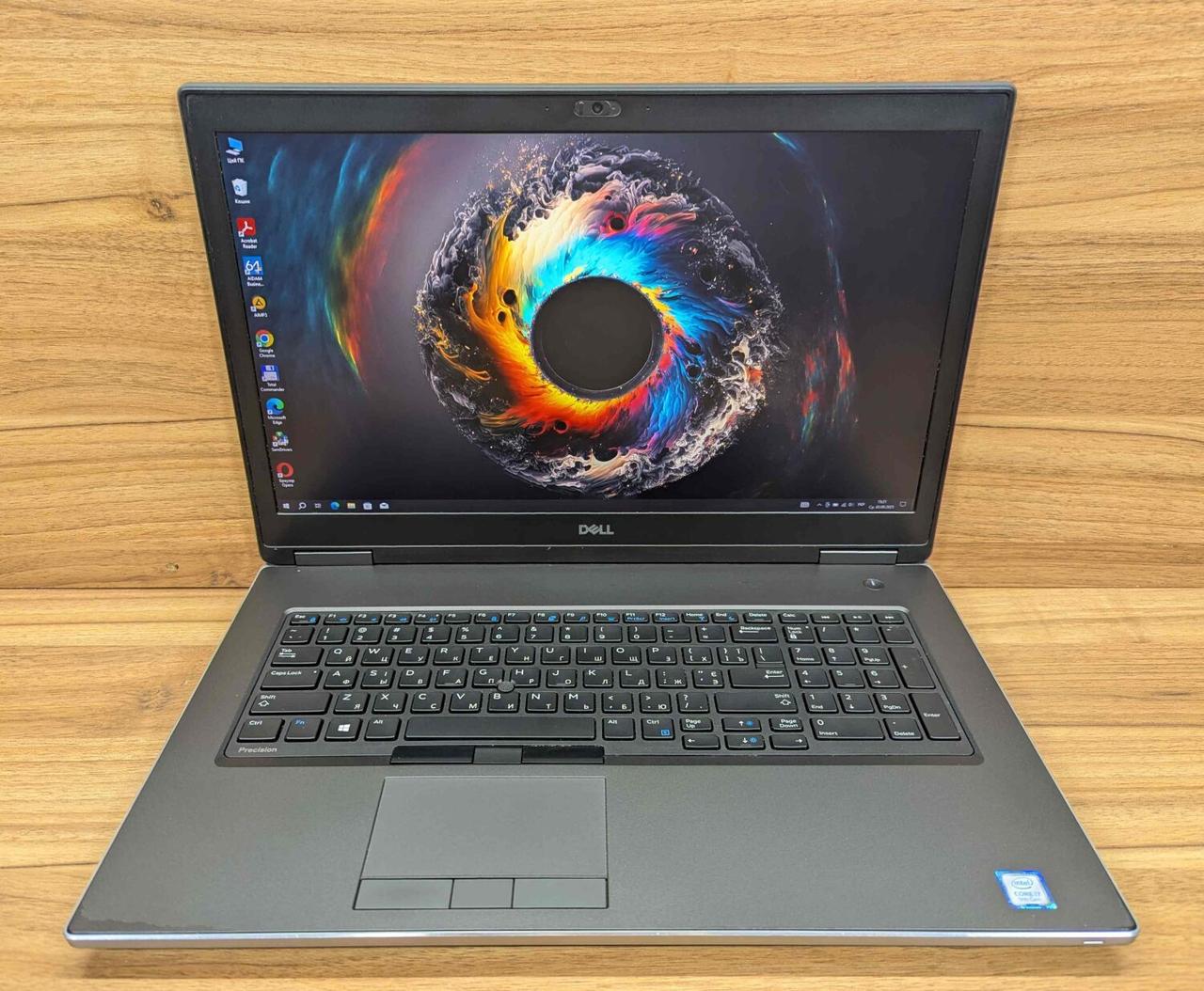 Б/в Ноутбук Dell Precision 7740 17.3" 1920x1080| Core i7-9750H| 64 GB RAM| 1000 GB SSD| Quadro RTX 4000 8GB