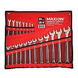 Набір комбінованих ключів 20 одиниць, Cr-V, MAXION MXTL- FC20, (6-32мм), фото 2