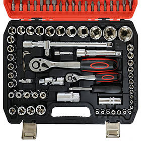 Набір інструментів 1/2” та 1/4", 108 одиниць, Cr-V, MAXION MXTL- PC108