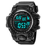 Водонепроникні наручні годинники для чоловіків SKMEI 2245BKWT, Багатофункціональні військові годинники YS-34, фото 2