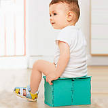 Дитячий складаний дорожній горщик ЖІЛТИЙ, фото 6