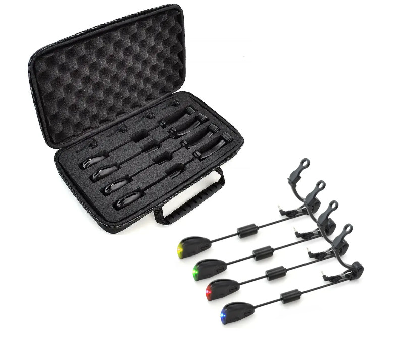 Набір електронних свінгерів Weida SW28-4 Black на штанзі у кейсі 4 шт