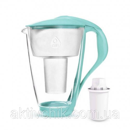 Фільтр-глечик Dafi Crystal Classic 2.0 LED м'ятний, фото 1