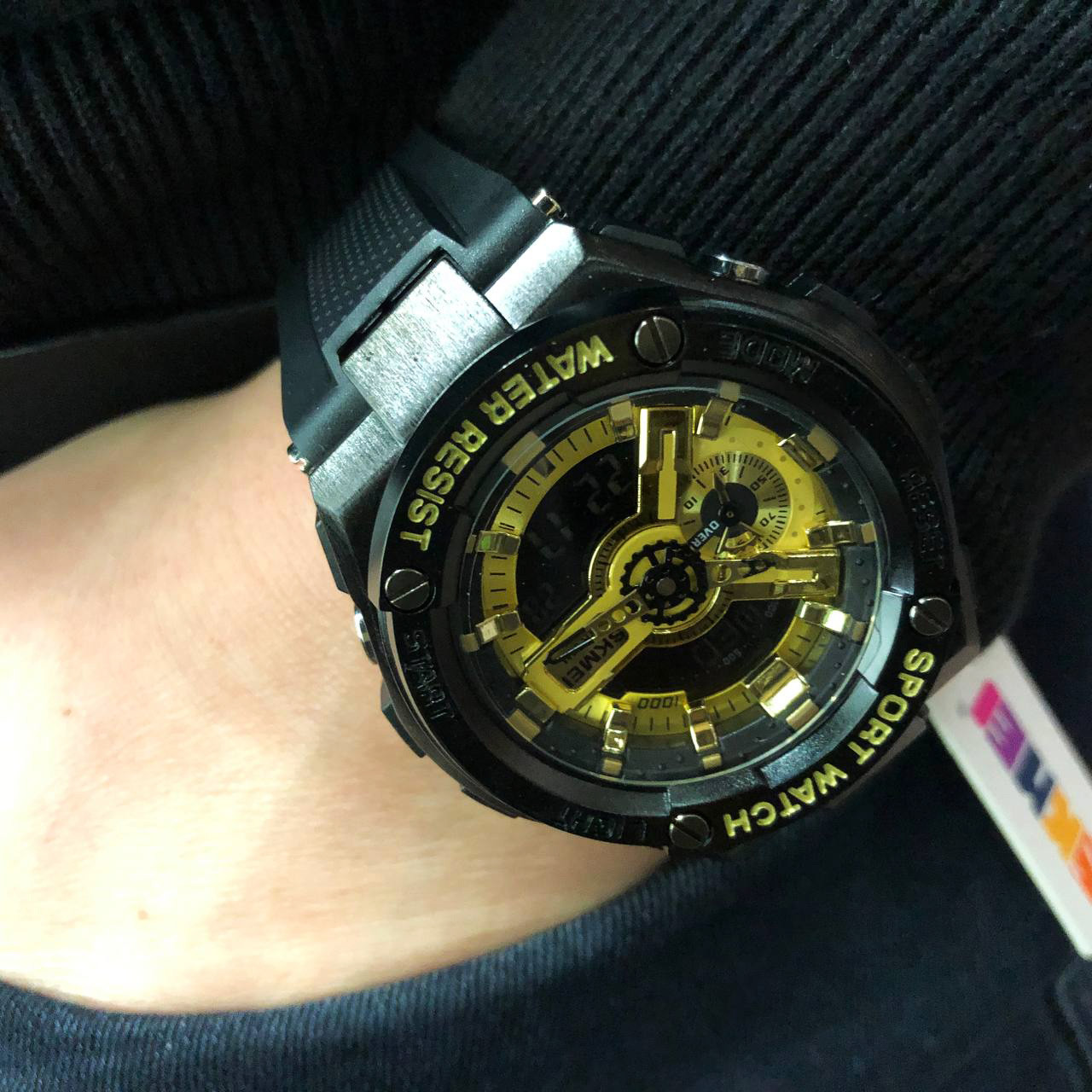 Військові годинники спецслужб, Чоловічі годинники з офіційною гарантією Протиударні HP-12, фото 1