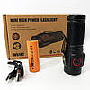 Потужний ліхтар із можливістю зарядки W5182-3XHP360, Ручний світильник з потужним променем FM-76, фото 5