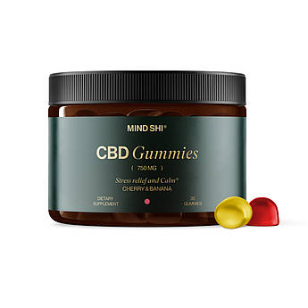 CBD Gummies Full Spectrum 750 mg Cherry & Banana - 30 gummies