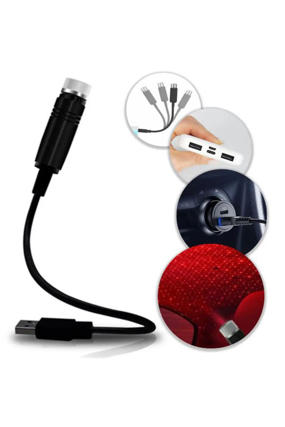 Лазерний проектор USB для авто STAR DL190 205602P, фото 1