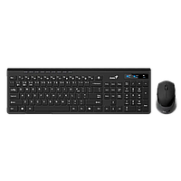 Набiр Миша+клавiатура Бездротовий AI Black UKR BT +2.4GHz SlimStar 8230 PR1