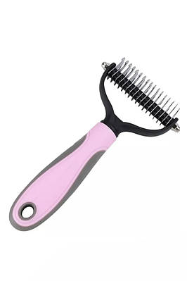 Двостороння щітка-колтуноріз для видалення вовни котів та собак 205521T Безкоштовна доставка