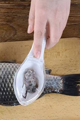 Скребок для очищення риби від луски з контейнером 205594T Безкоштовна доставка