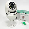 Камера спостереження з датчиком руху CAM L1 E27 WIFI IP, Камера відеоспостереження з мобільним доступом SG-79, фото 8