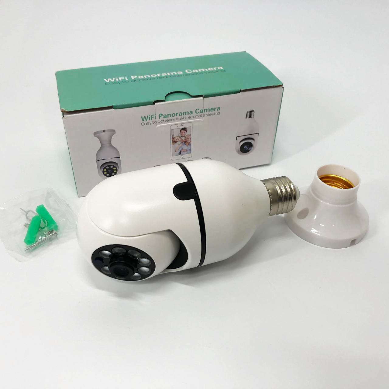 Камера спостереження з датчиком руху CAM L1 E27 WIFI IP, Камера відеоспостереження з мобільним доступом SG-79, фото 1