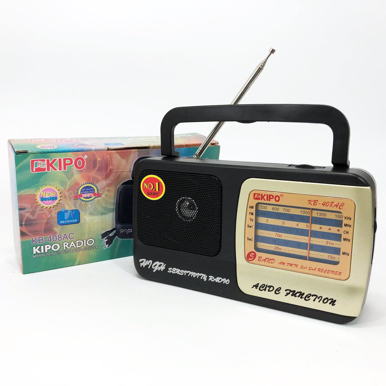 Радіоприймач від 220, Радіо настільне, Сучасні радіоприймачі в стилі ретро, Бездротовий радіопередавач FA-94, фото 1