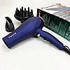 Електрофен для волосся з додатковими насадками, Фен побутовий для волосся Фен дому та салону VU-81, фото 9