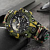 Чоловічі круглі спортивні годинники SKMEI, Годинники чоловічі для плавання Сучасні військові VT-81, фото 4