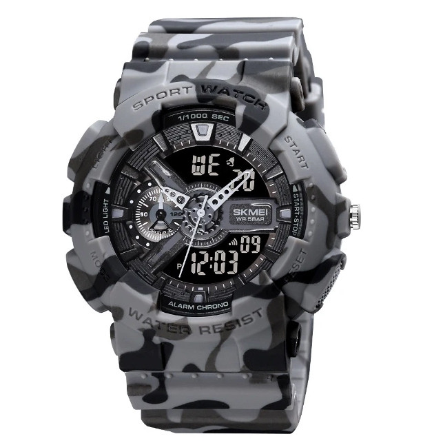 Наручні годинники на подарунок військовим SKMEI, Якісні чоловічі тактичні годинники BN-46, фото 1