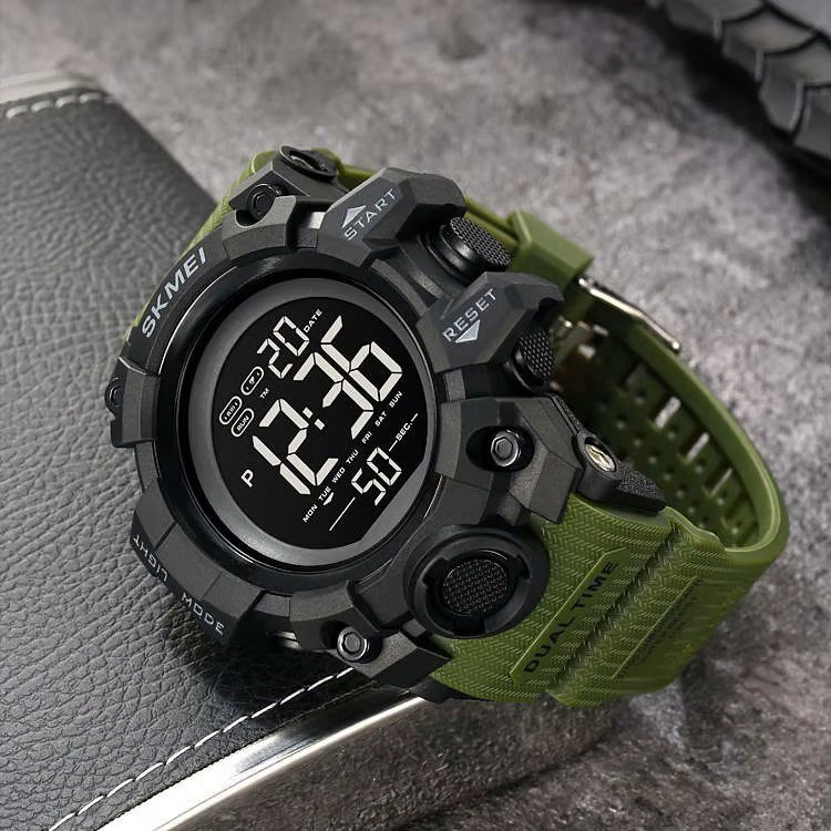 Електронні наручні годинники чоловічі тактичні, Годинники для риболовлі та активного відпочинку FN-20, фото 1