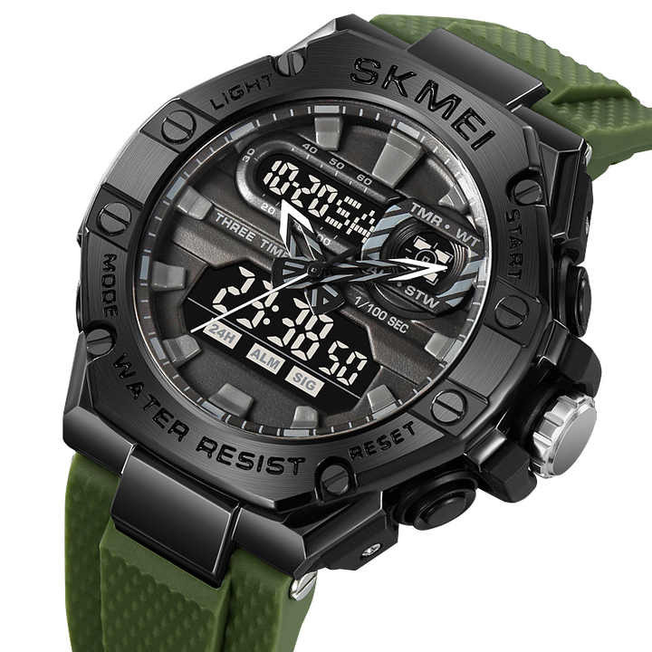 Чоловічі спортивні годинники з гарантією SKMEI, Водонепроникні годинники спортивні скмей SJ-51, фото 1