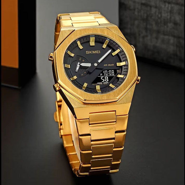 Годинник наручний чоловічий SKMEI 1816GDBK PL-17, фото 1