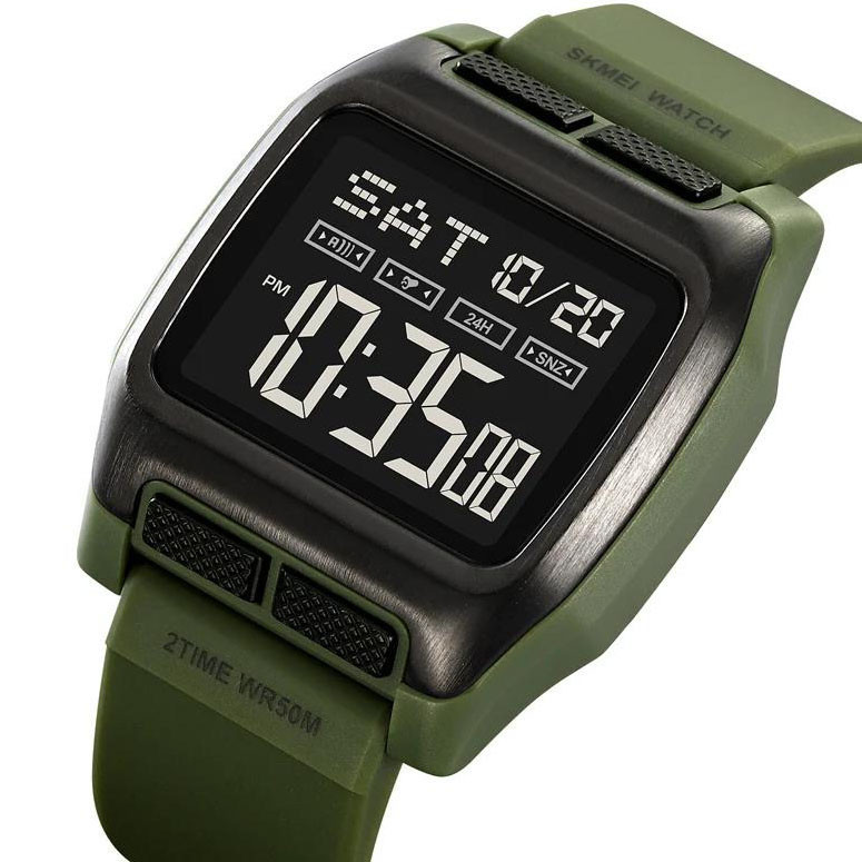 Годинники спортивні армійські SKMEI, Електронні вологозахищені наручні годинники для туризму ED-76, фото 1