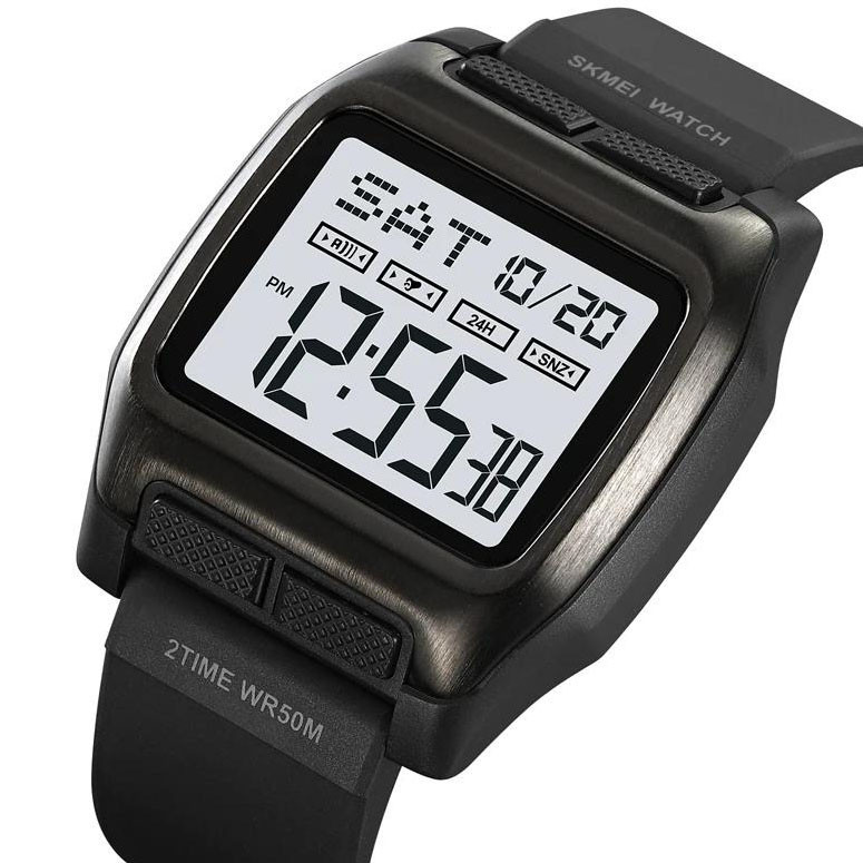 Захисні тактичні годинники SKMEI, Годинники водонепроникні та протиударні Військові тактичні PG-90, фото 1