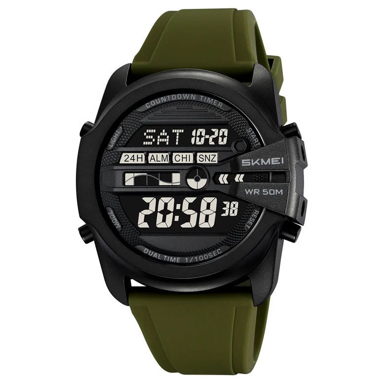 Чоловічі водостійкі кварцові годинники, Польові годинники для армії Нові командирські ZS-15, фото 1