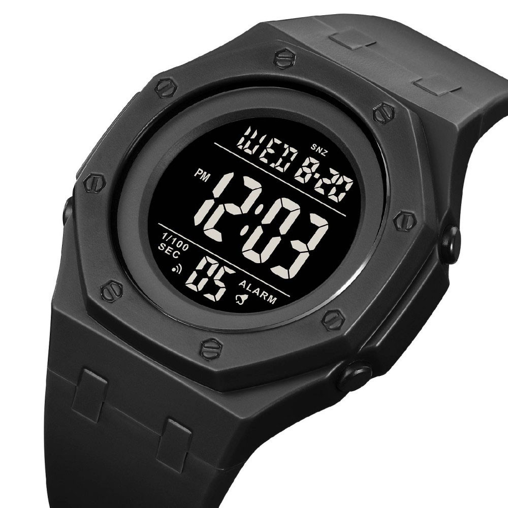 Спортивні чоловічі годинники зручні SKMEI 2048BKBK, Водонепроникні годинники для риболовлі OB-11, фото 1