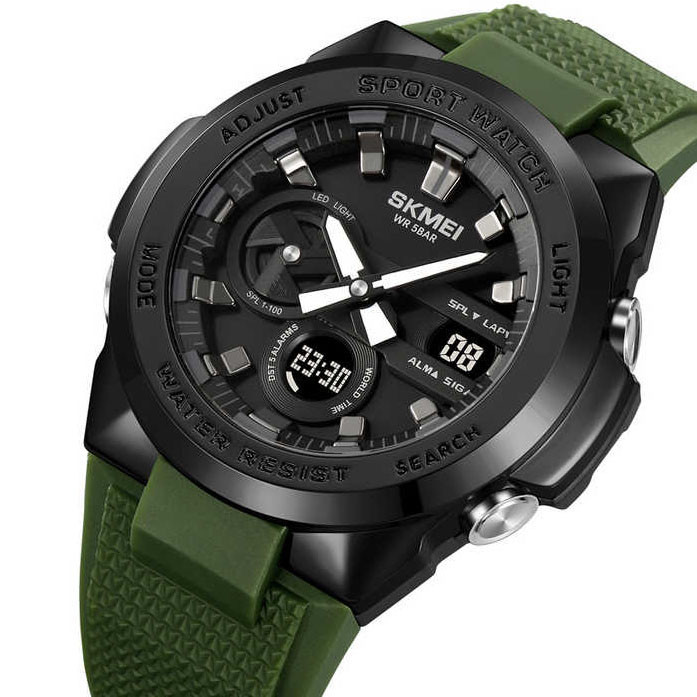 Кращі тактичні годинники SKMEI, Чоловічі спортивні годинники з гарантією Спортивні міцні BD-32, фото 1