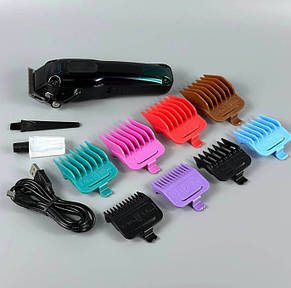 Машинка для стрижки (clipper) VGR V-013, 8 насадок, Green, фото 3