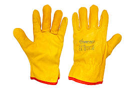 Рукавиці шкіряні комбіновані 10"