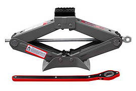 Домкрат механічний Intertool 2т x 110-400мм ромбоподібний з тріскачкою