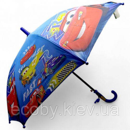 Парасолька дитяча "Тачки", синя (70 см, d = 80 см), вид 2, фото 1