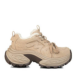 Кросівки жіночі замшеві бежеві Spagna