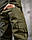 Тактичний костюм FENIX олива — флісовка + штани, тактична форма Polar fleece + ріп-стоп, військовий костюм для служби, фото 7