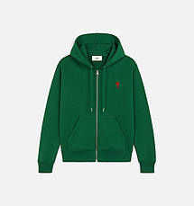 Худі чоловіче No Brand de Coeur Zipped Hoodie Green S, фото 4